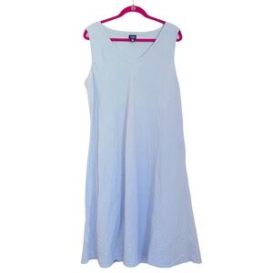 Eileen Fisher 100% Irish linen sleeveless dress